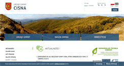 Desktop Screenshot of gminacisna.pl